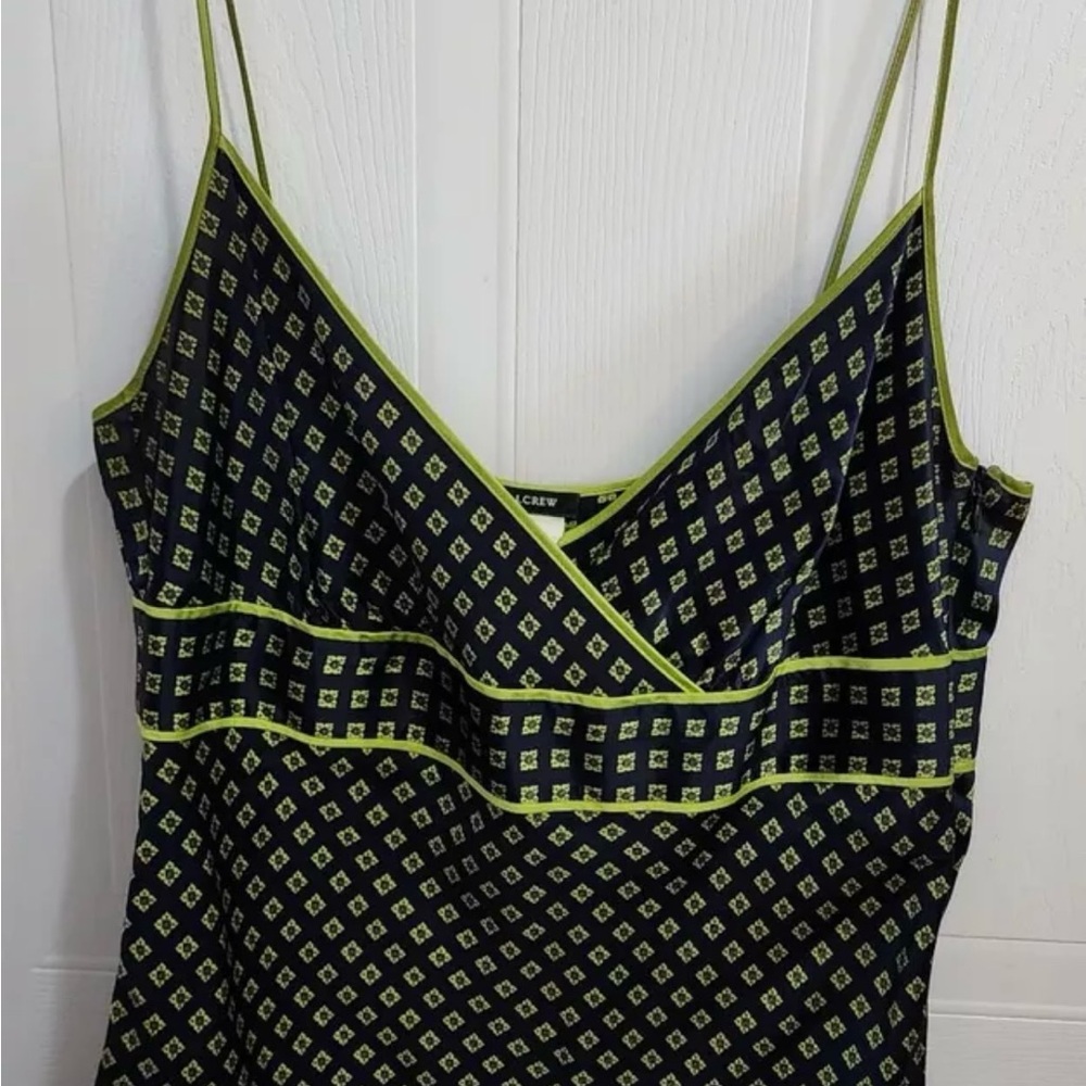 Vintage J Crew silk cami tank top Y2K